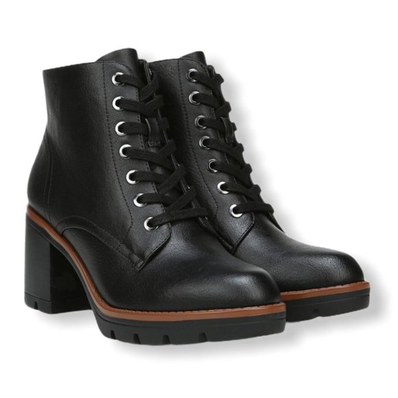 Naturalizer Shoes - Naturalizer Madalynn Lace Up Combat Boot 8.5